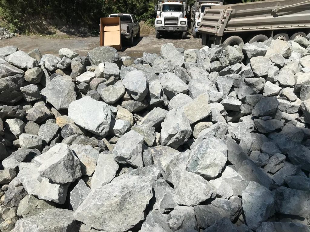1-man basalt rockery